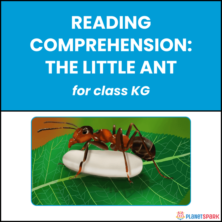 Class KG Short Stories: The Little Ant