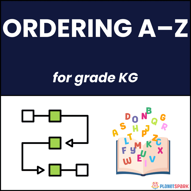 Class KG Worksheet On Ordering A–Z