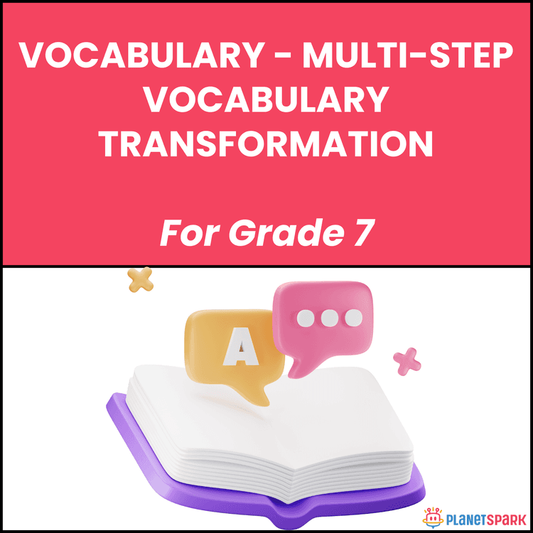 Class 7 English Worksheet on Word Transformation