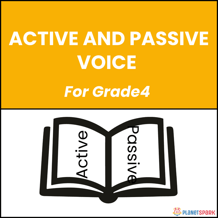 Class 4 English Grammar Worksheet on Active Passive