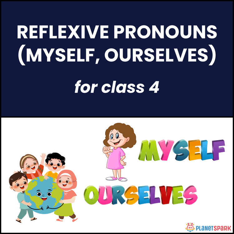 Class 4 English Worksheet on Reflexive Pronouns