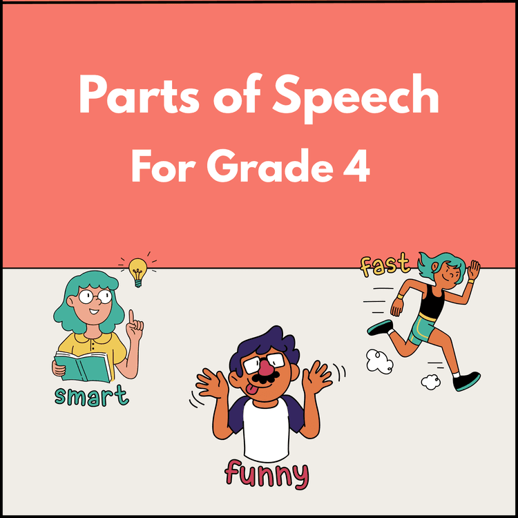 Parts of Speech Worksheet For Grade 4