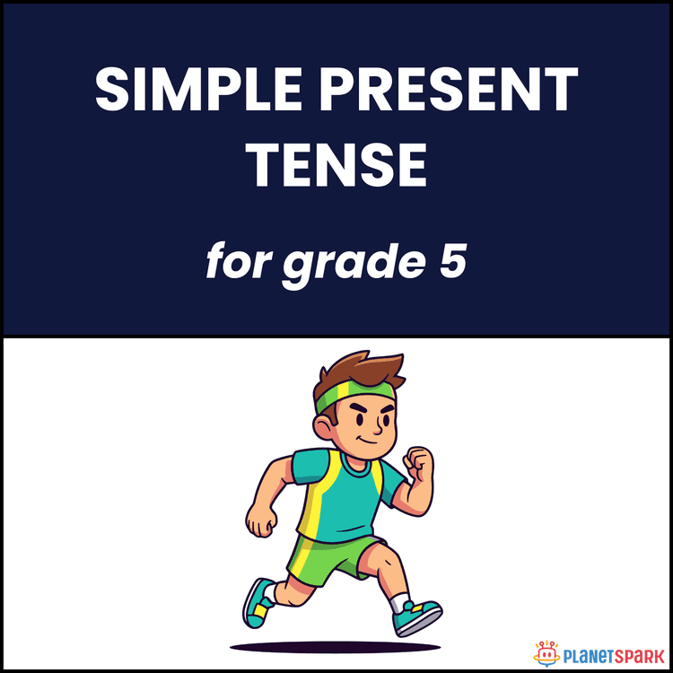Class 5 Grammar Worksheet on Simple Present Tense