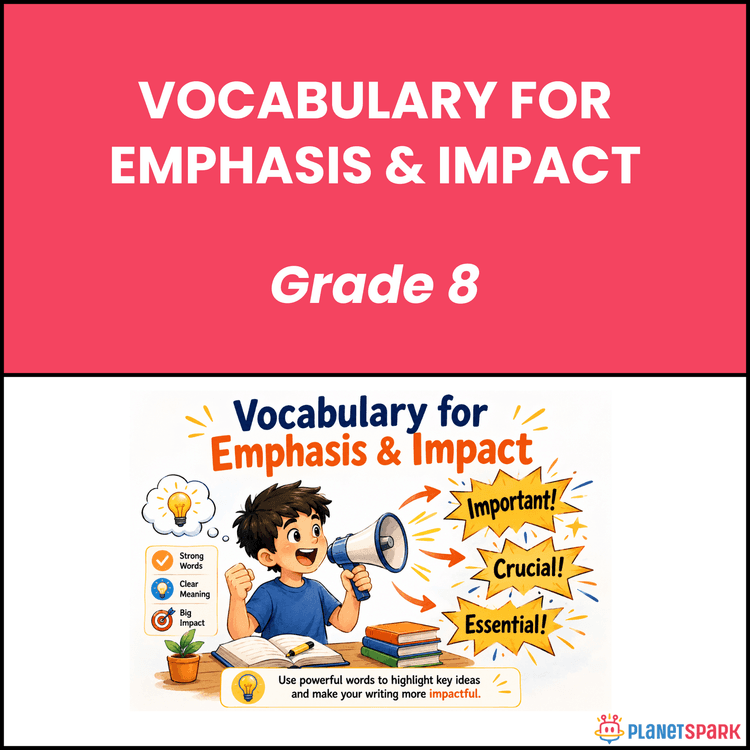 Class 8 Impact Vocabulary English Worksheet