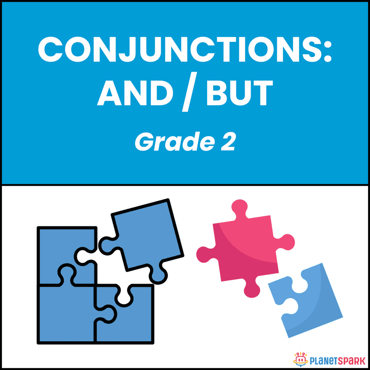 Class 2 Conjunctions And But Grammar Worksheet