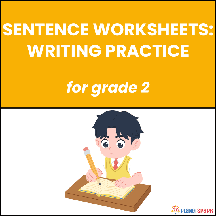 Class 2 English Worksheet for Sentence Writing