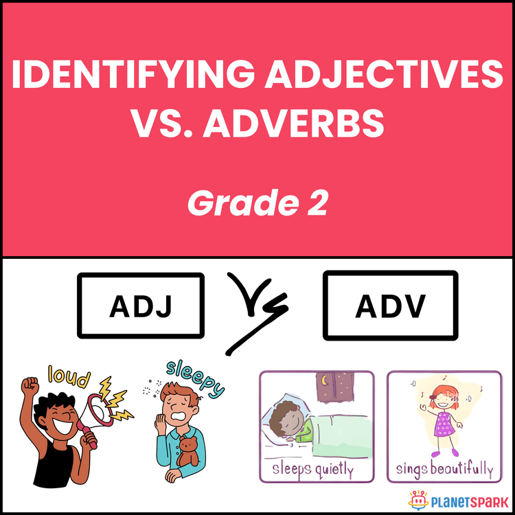Class 2 English Worksheet on Adjectives and Adverbs
