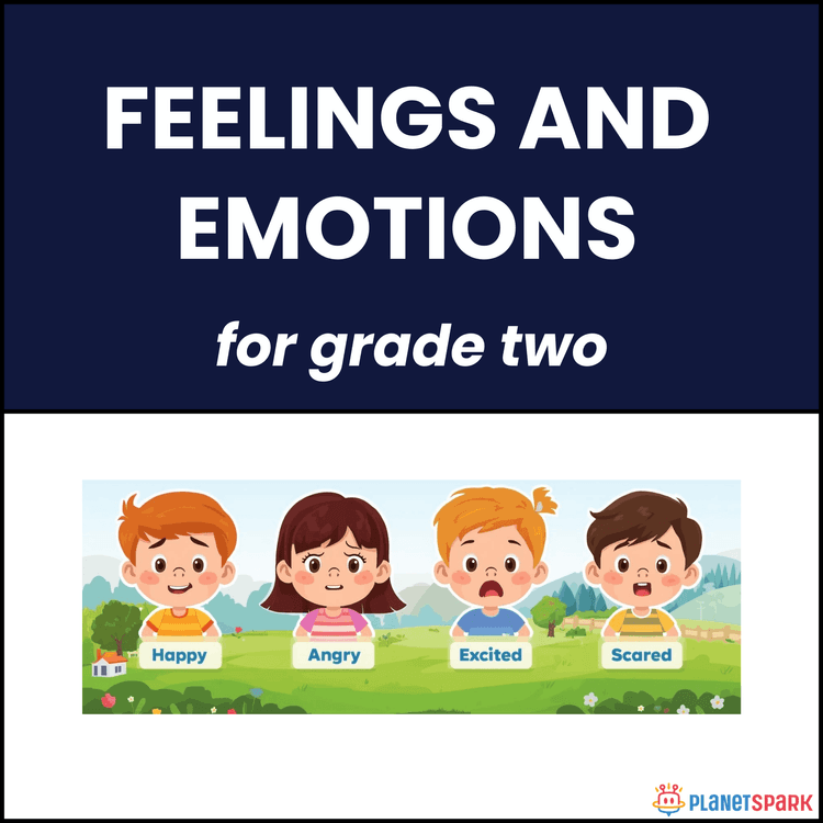 Class 2 English Worksheet on Feelings and Emotions
