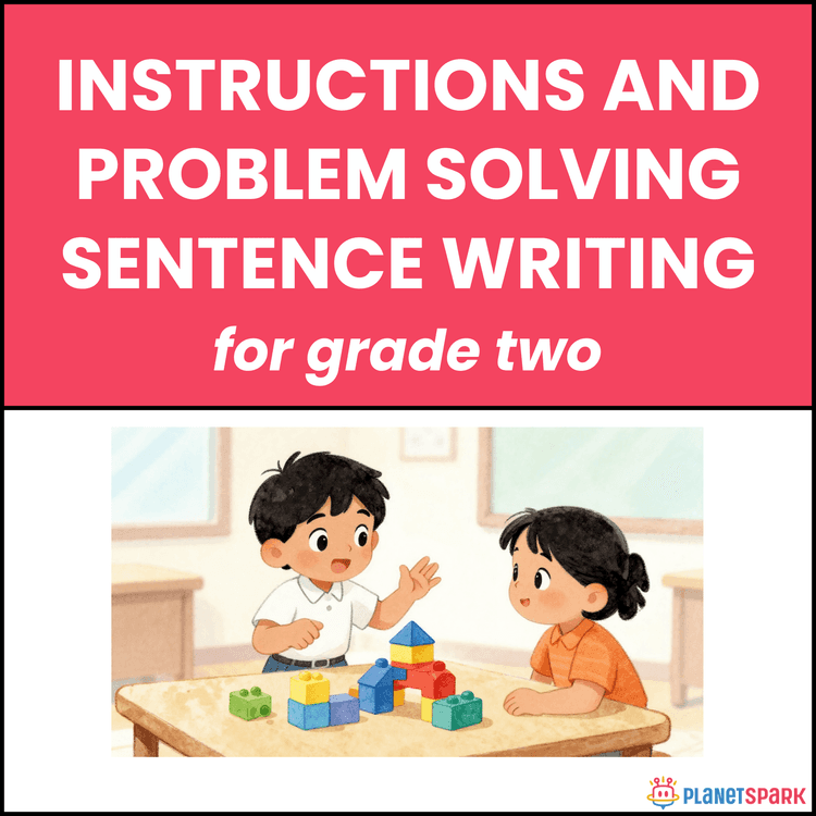 Class 2 English Worksheet on Instructions Writing