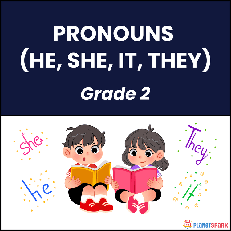 Class 2 English Worksheet on Personal Pronouns