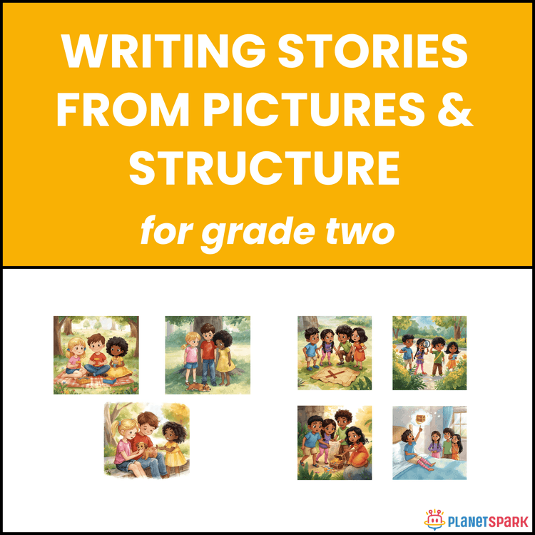 Class 2 English Worksheet on Picture Story Writing