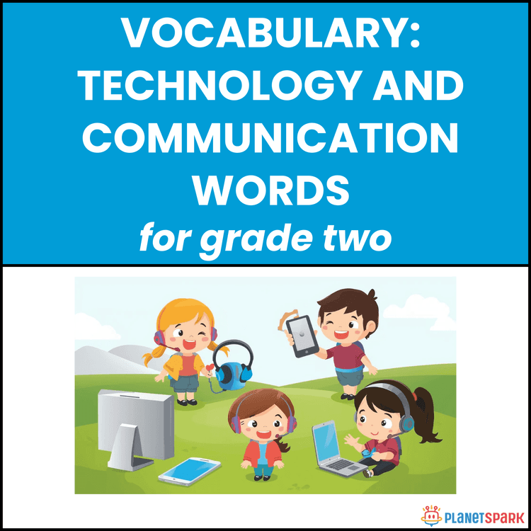 Class 2 English Worksheet on Technology Words