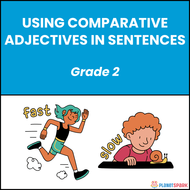 Class 2 Grammar Worksheet on Comparative Forms