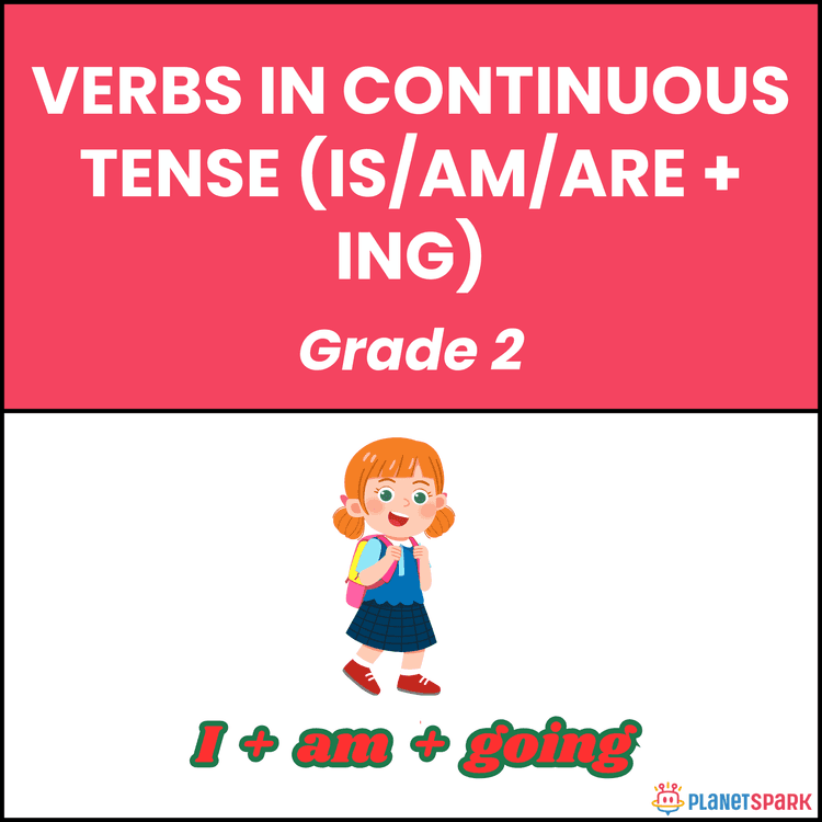 Class 2 Worksheet on Present Continuous Tense