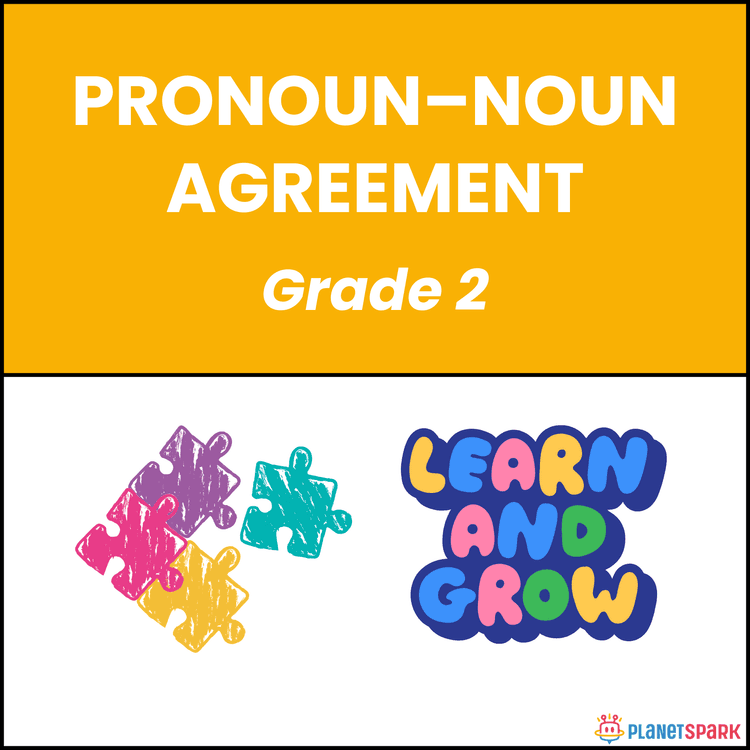 Class 2 Worksheet on Pronoun and Noun Agreement