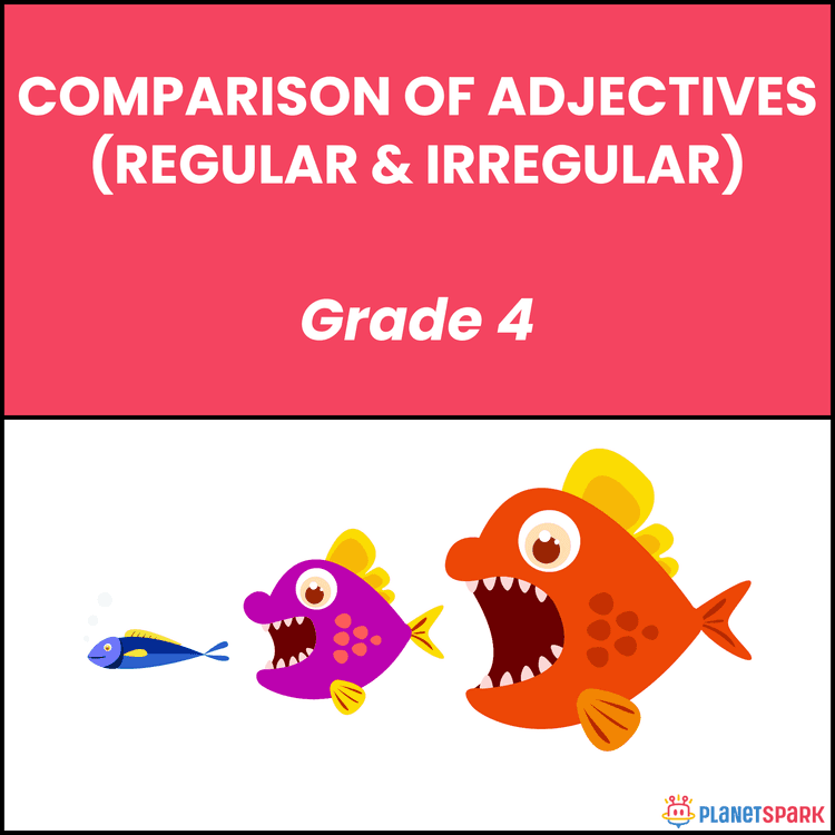 Class 4 Comparison of Adjectives Grammar Worksheet