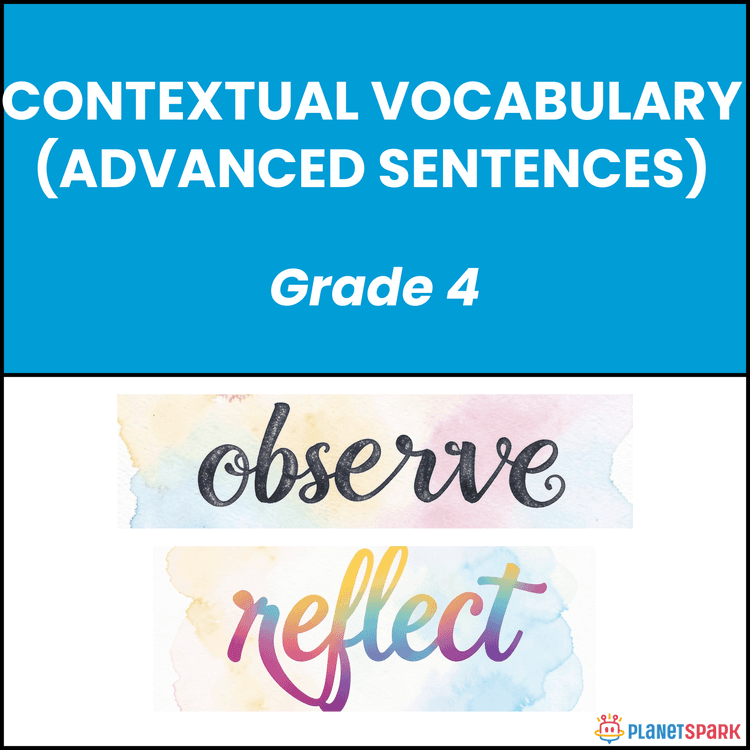 Class 4 Contextual Vocabulary English Worksheet