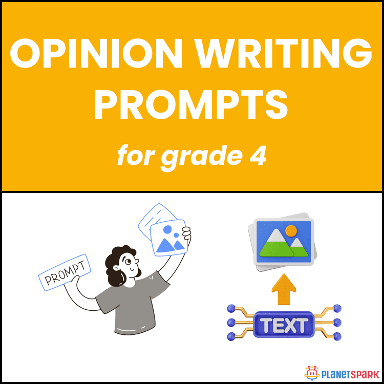 Class 4 English Worksheet for Opinion writing prompts