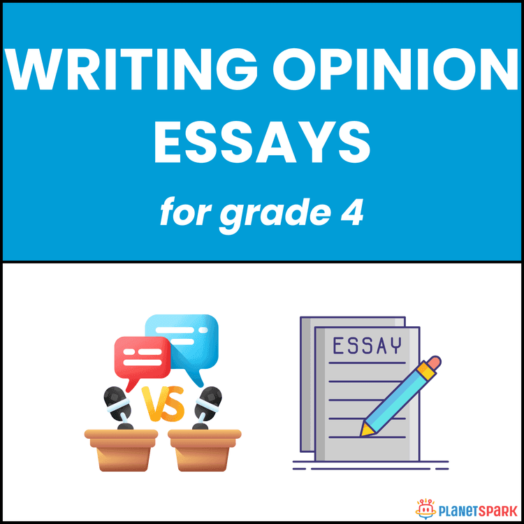 Class 4 English Worksheet for Writing Opinion Essays