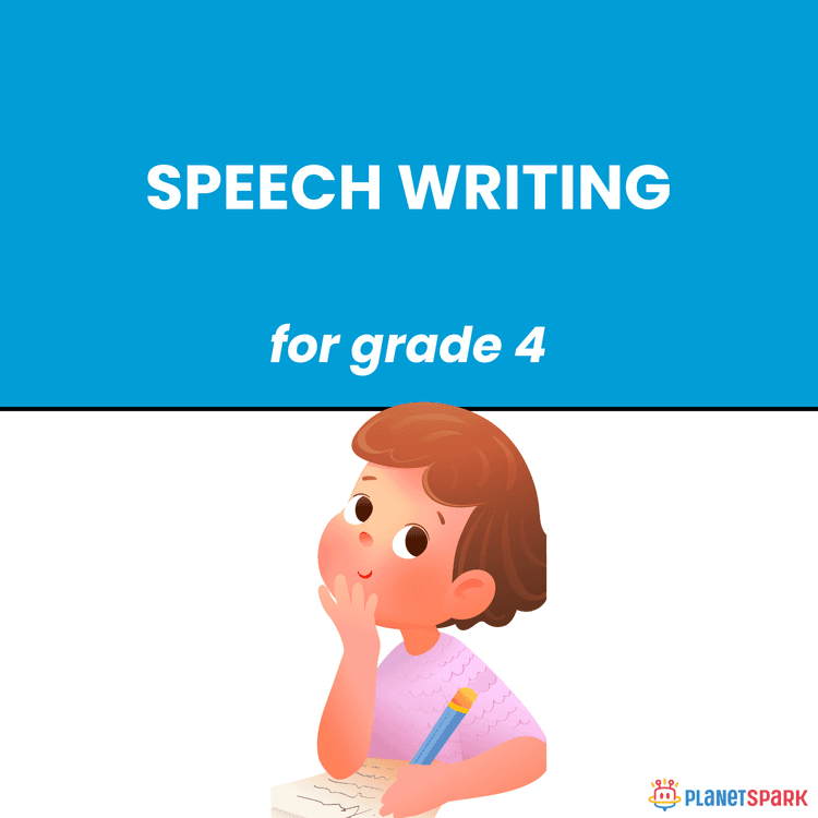 Class 4 English Worksheet to Improve Speech Writing