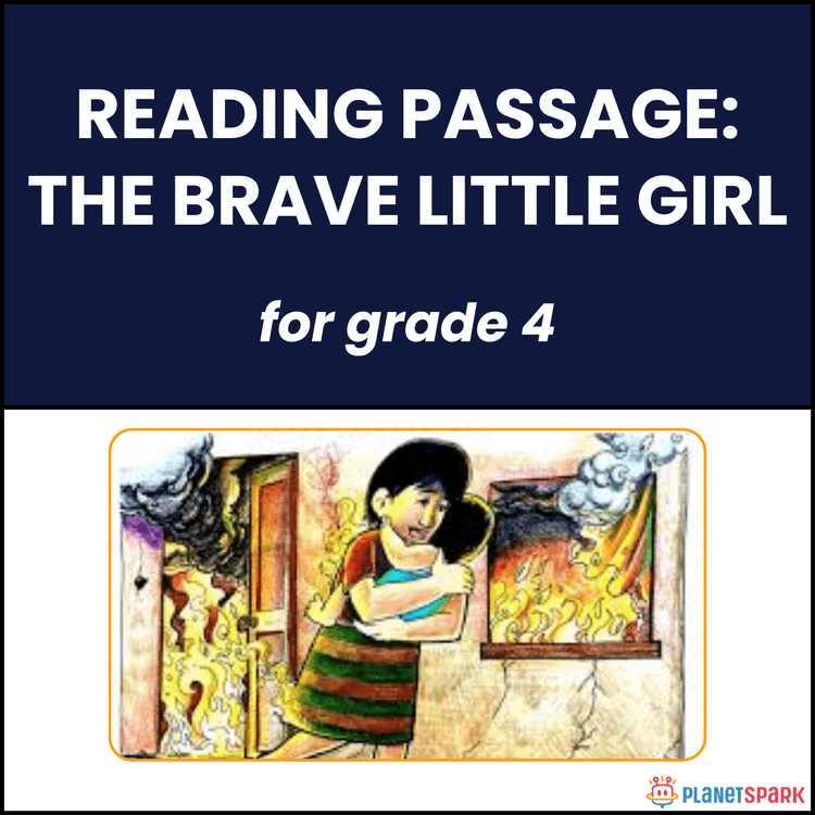 Class 4 Reading Passage on Brave Little Girl