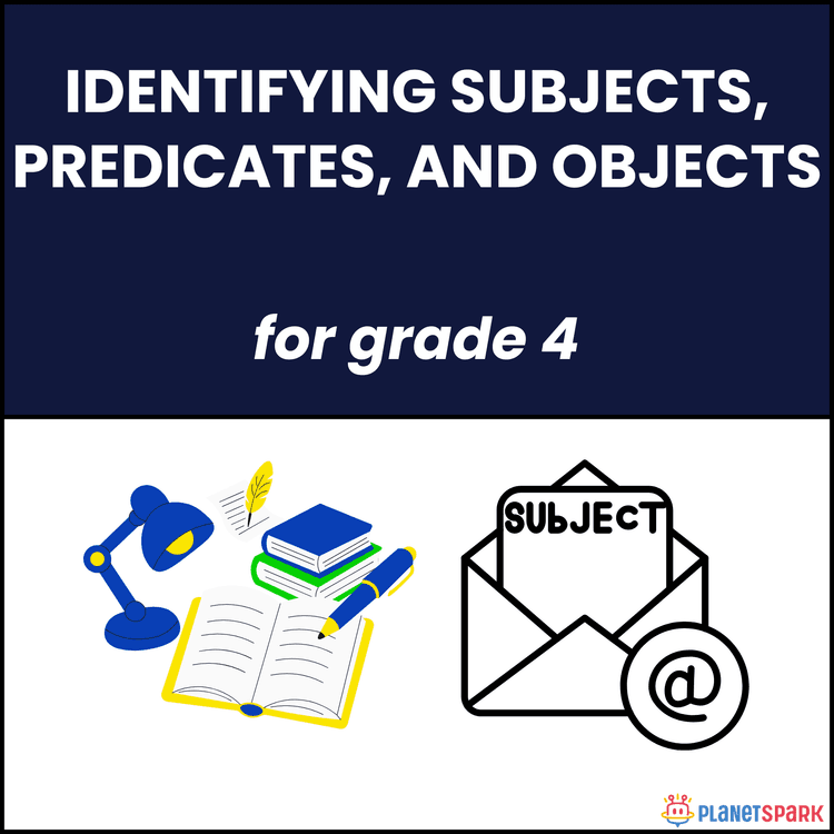 Class 4 Worksheet Identifying Subjects Predicates and Objects