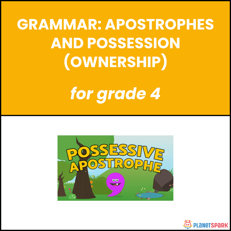 Class 4 Worksheet on Apostrophes and Possession
