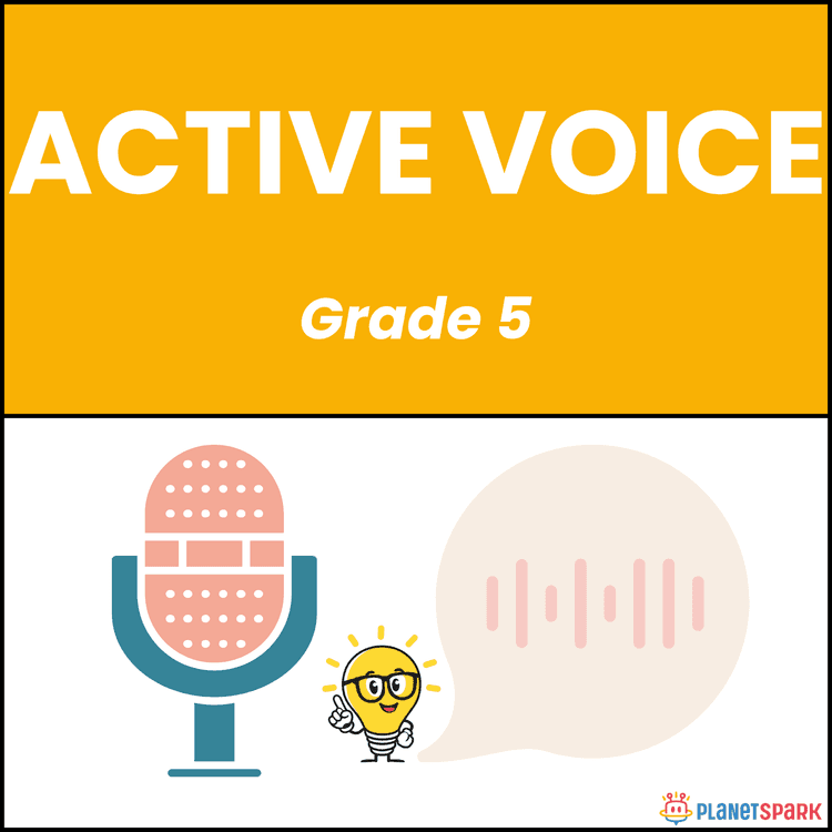 Class 5 Active Voice English Grammar Worksheet