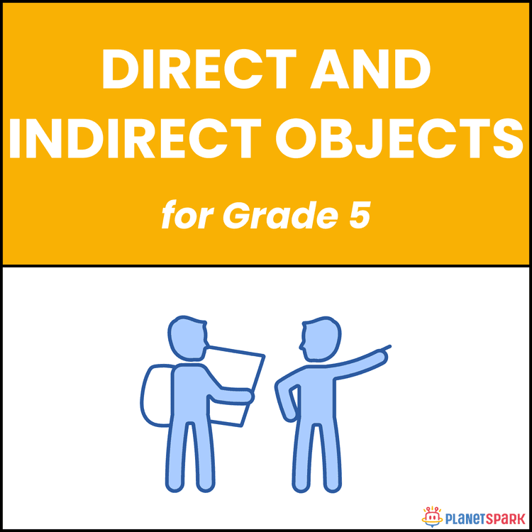 Class 5 Grammar Worksheet on Direct and indirect