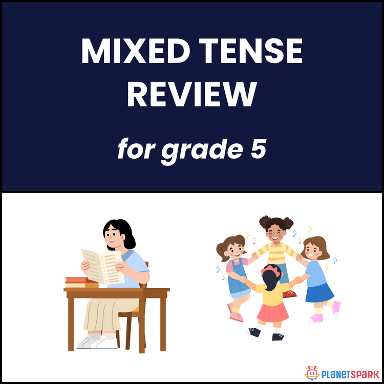 Class 5 Tenses Worksheet for Mixed Tense Review