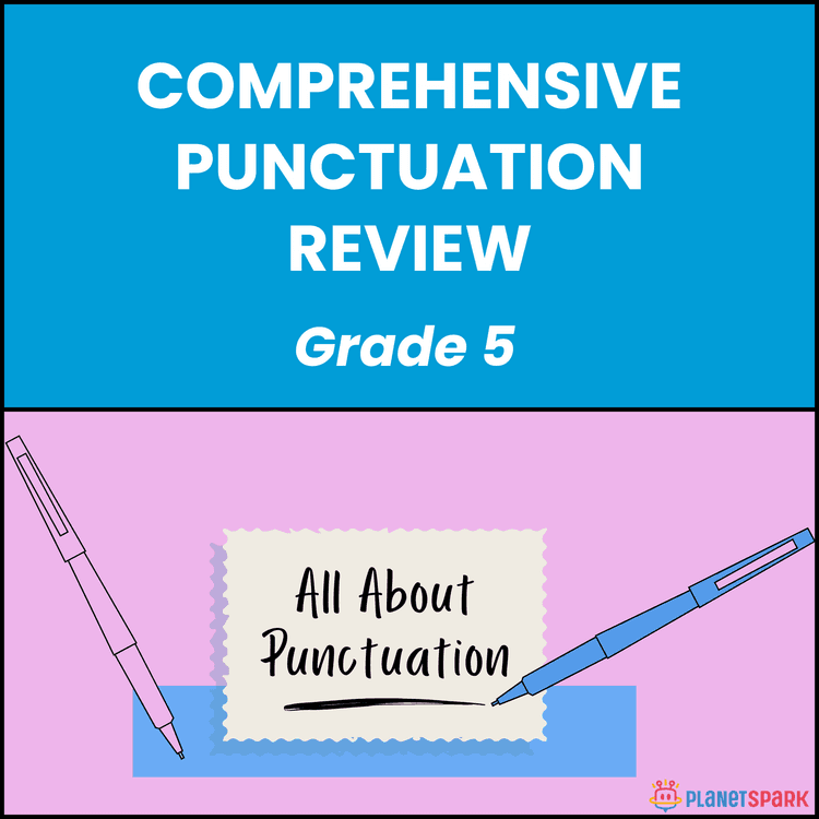 Class 5 Worksheet Comprehensive Punctuation Review