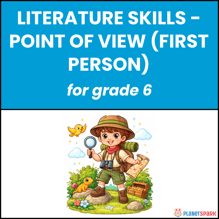 Class 6 English Worksheet First Person Point of View