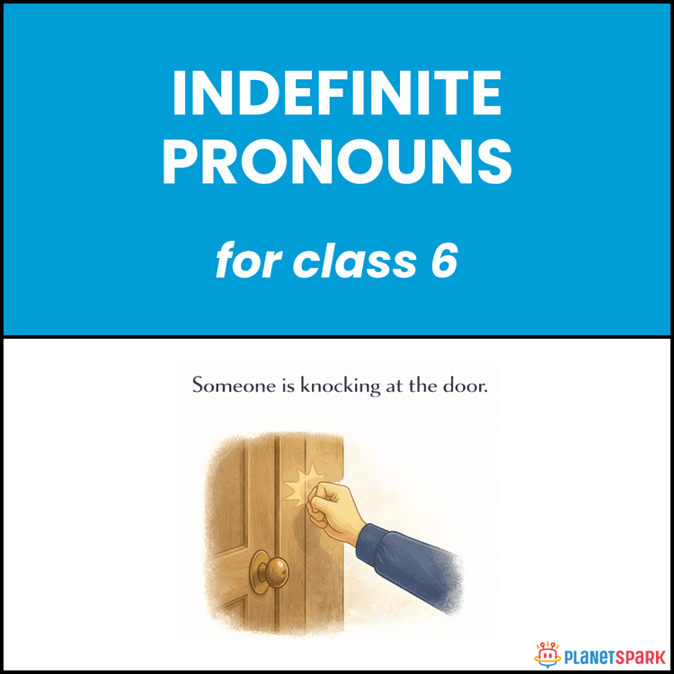 Class 6 English Worksheet on Indefinite Pronouns