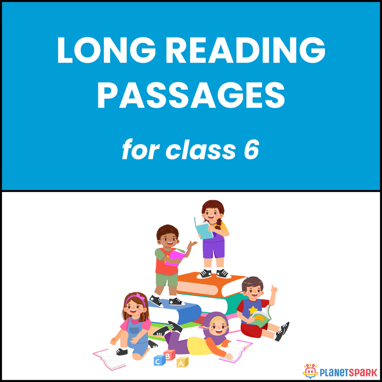 Class 6 English Worksheet on Longer Reading Skill