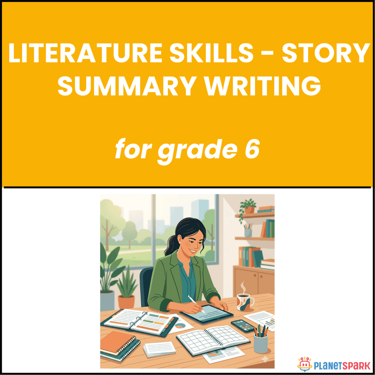 Class 6 English Worksheet on Summarizing Stories