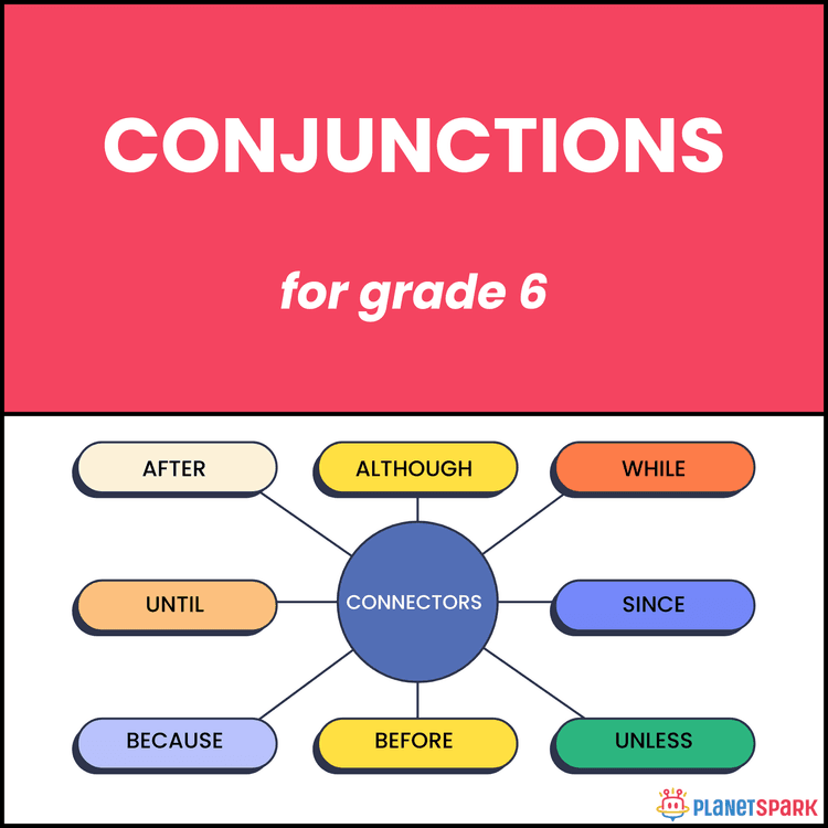 Class 6 Grammar Worksheet on Complex Conjunctions