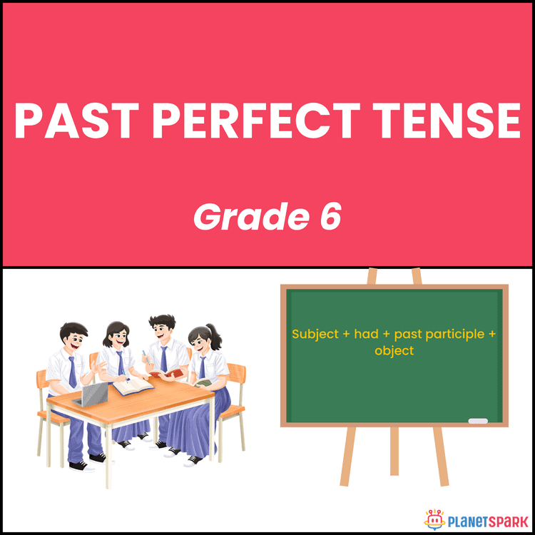 Class 6 Grammar Worksheet on Past Perfect Tense