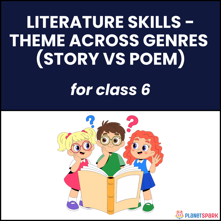 Class 6 Grammar Worksheet on Theme Across Genres