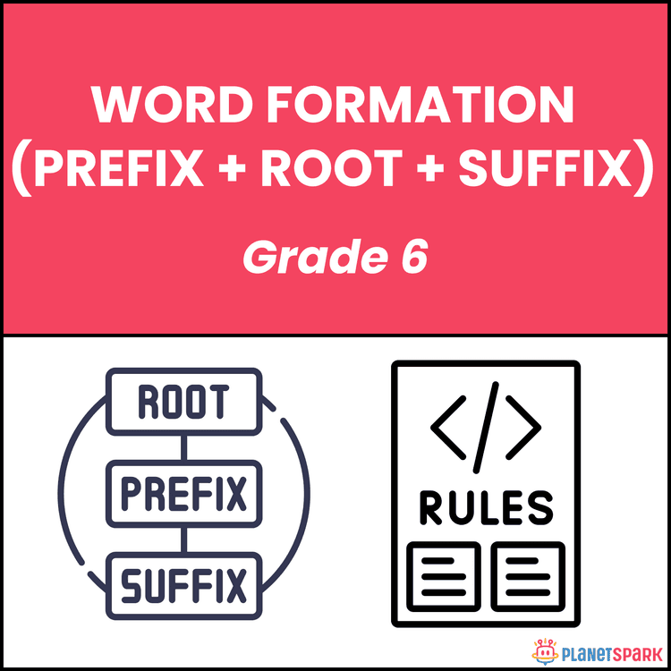 Class 6 Word Formation Prefix Root Suffix Worksheet