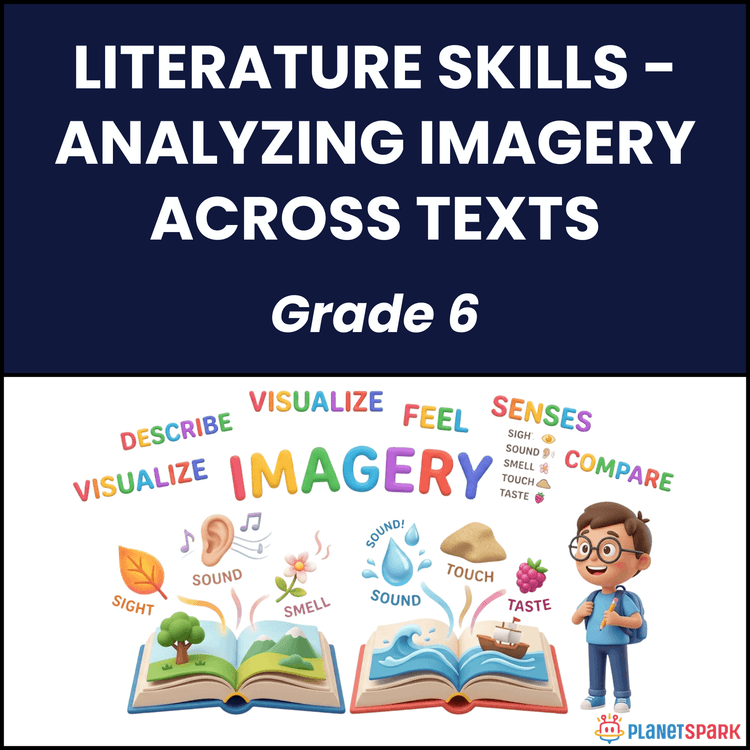 Class 6 Worksheet on Analyzing Imagery in Texts