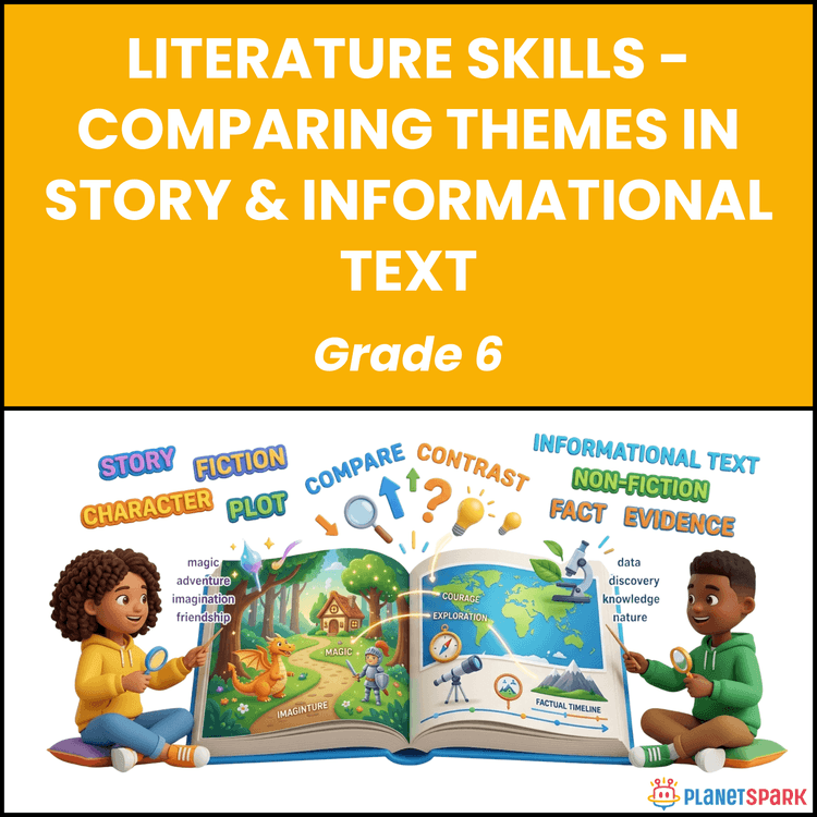 Class 6 Worksheet on Comparing Story and Themes