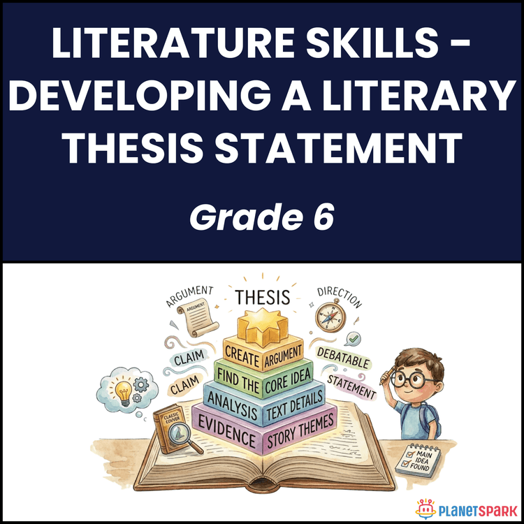 Class 6 Worksheet on Crafting a Thesis Statement
