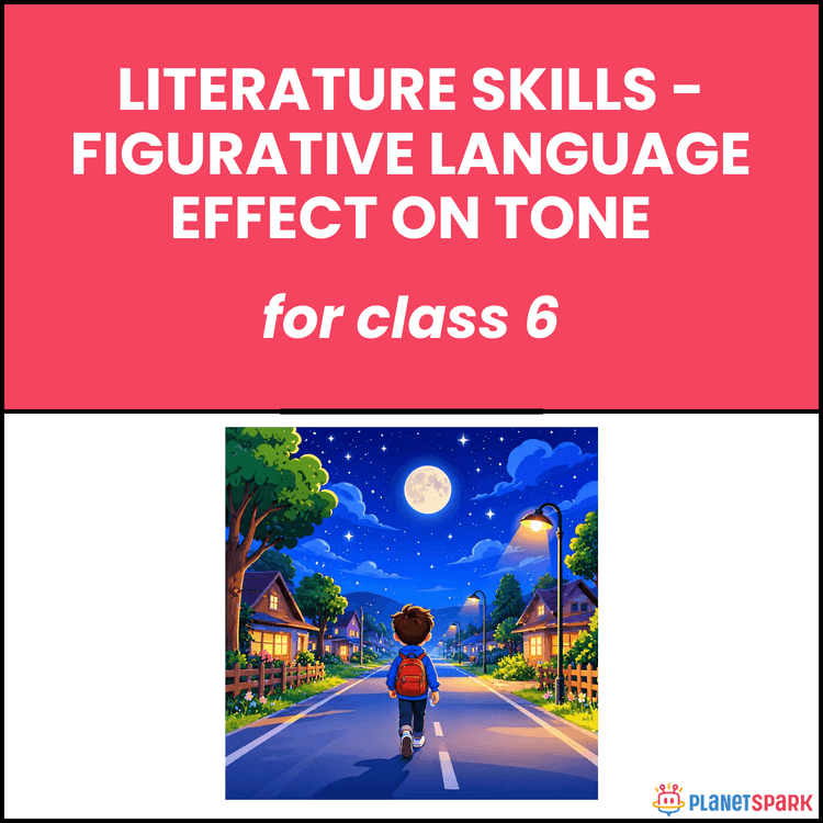 Class 6 Worksheet on Figurative Language Effect on Tone