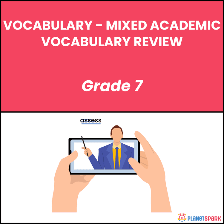 Class 7 English Grammar Worksheet on Vocabulary