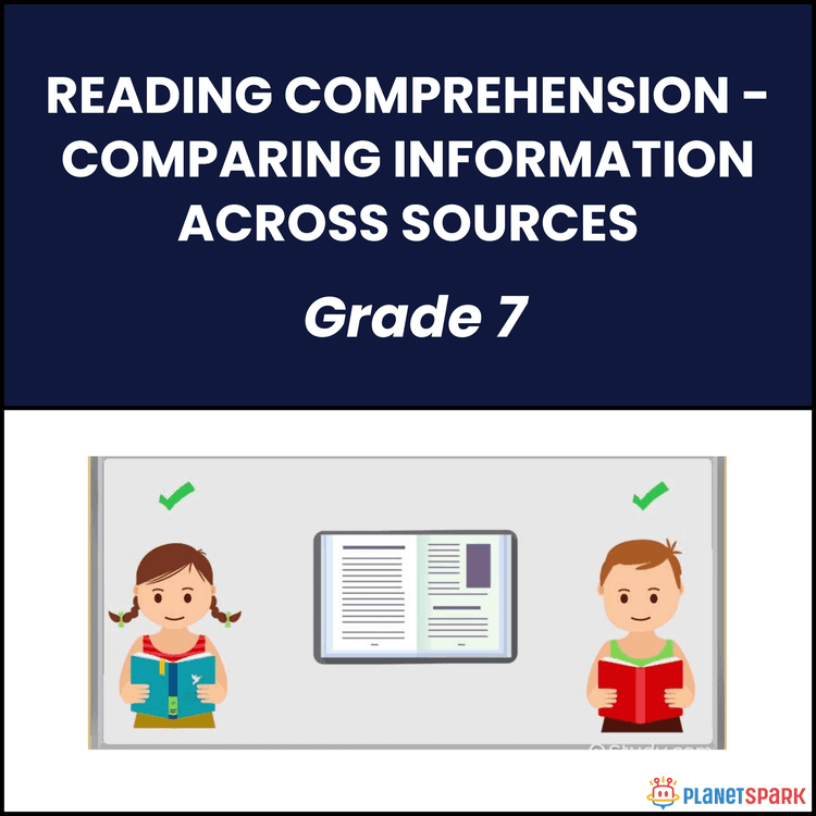 Class 7 English Worksheet on Comparing Information