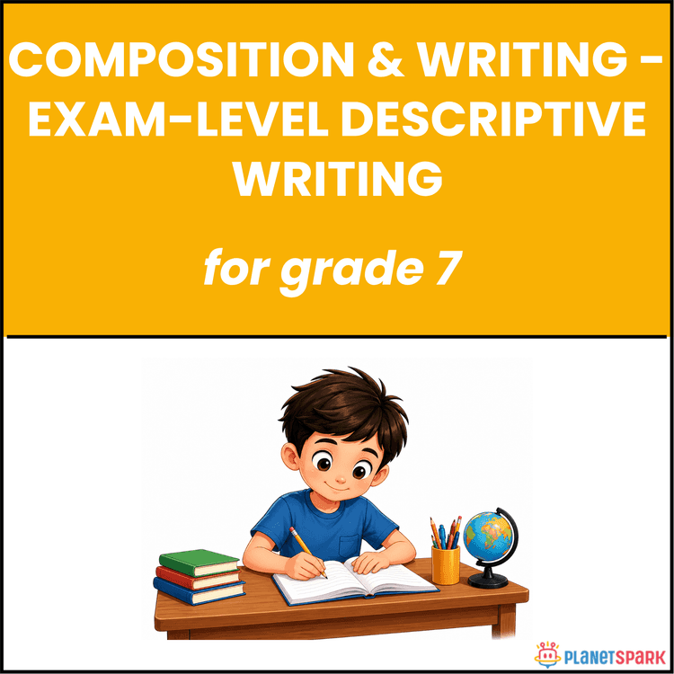 Class 7 English Worksheet on Descriptive Writing 2