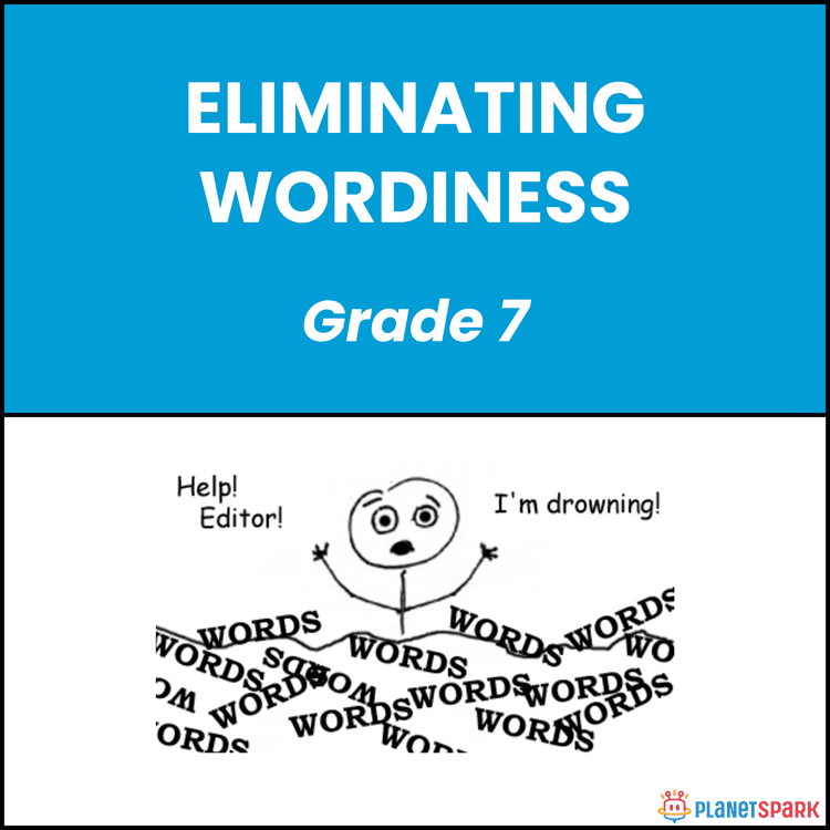 Class 7 English Worksheet on Eliminating Wordiness