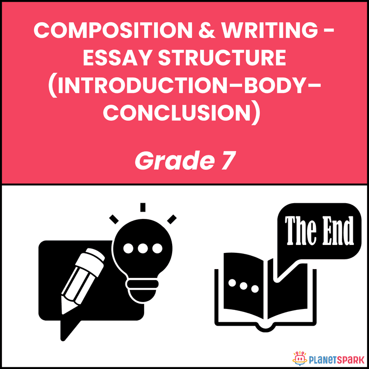 Class 7 English Worksheet on Essay Structure (Intro–Body)