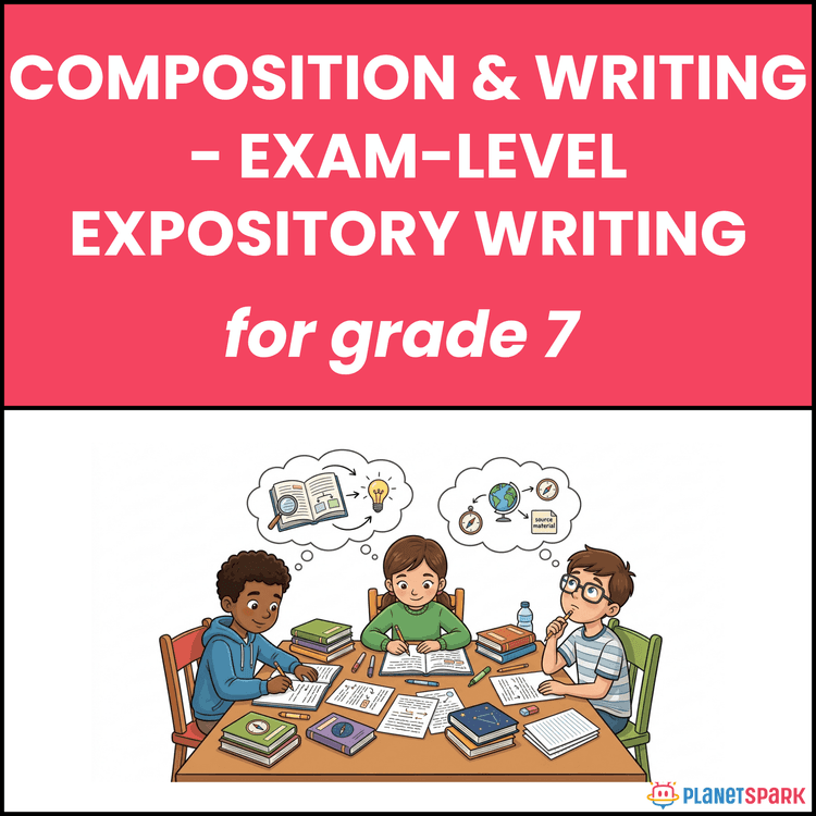 Class 7 English Worksheet on Expository Writing