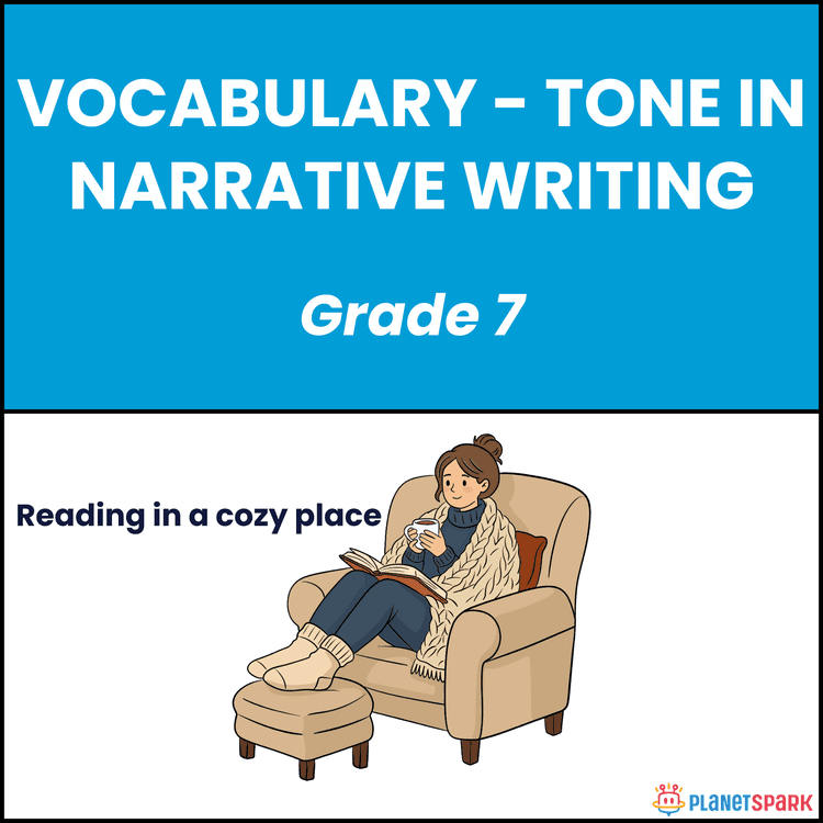 Class 7 English Worksheet on Narrative Tone Skills